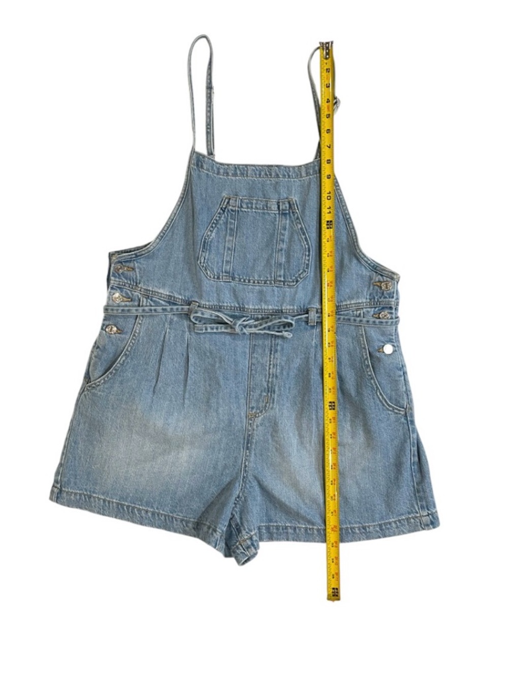 m jeans by Maurice’s Soft Denim Shortalls Size Large Short - Picture 6 of 12